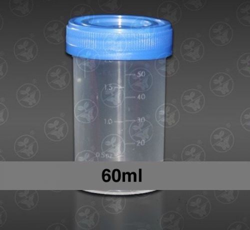 50 x Specimen Cups Container | lab urine Molded graduation ml/oz |Non sterile