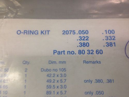 Flygt o-ring kit 80 32 60 803260 for sale