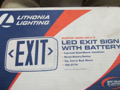 LITHONIA LIGHTING EXIT SIGN
