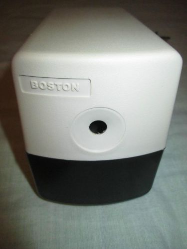 Boston Electric Pencil Sharpener Model 19 Made in USA Pencil Holders Ivory