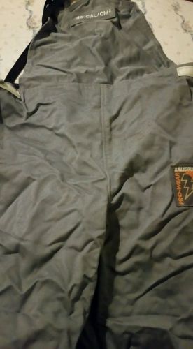 Salisbury pro-wear acb4030gyxl arc flash 40 cal bib overalls - xl (45b) for sale