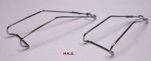 15-131, Jaffe Wire Lid Retractor Large Pair Ophthalmology Instruments.
