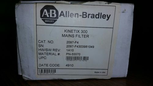 2097-f4 new in box allen bradley servo drive ac filter 480v ac 3 phase for sale