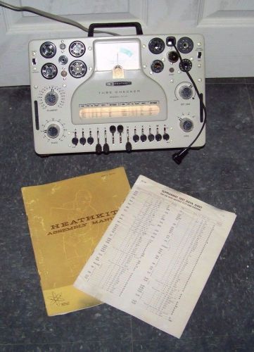 Heathkit IT-17 Vacuum/Radio/Amp/Amplifier tube tester/Checker with Manual NICE!