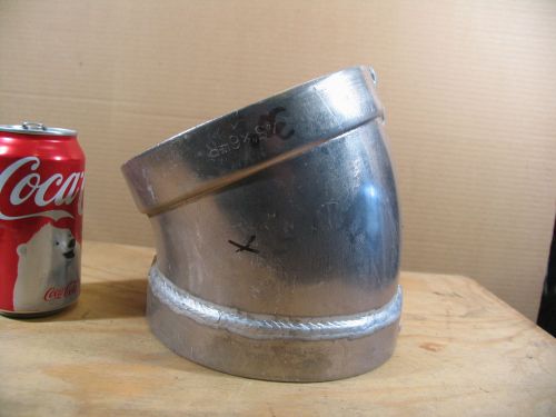 6&#034; Aluminum 30deg. Elbow Pipe Fitting (ALLEGHENY Co.) Bell End Type