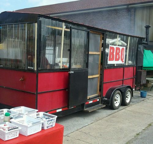 BBQ concession stand trailer