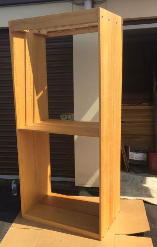 Upscale solid maple 2 faced library shelving - 450&#039;, deep discount liquidation