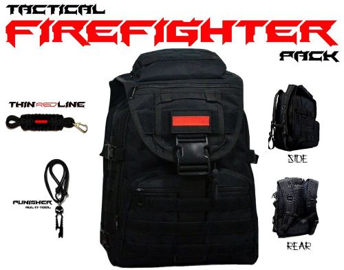 Firefighter backpack thin red line trl on duty off duty bag - turn out gear pack for sale