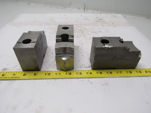 Daco 12kseh0p lathe chuck top jaws 5&#034; x 2-3/8&#034; x 1-3/4&#034; lot of 3 for sale