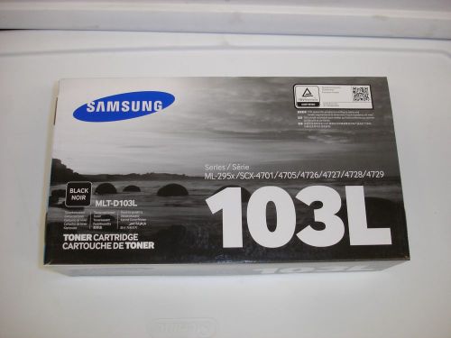 Samsung Printer MLT-D103L High Yield Ink Toner Cartridge BLACK NEW (1) ONE