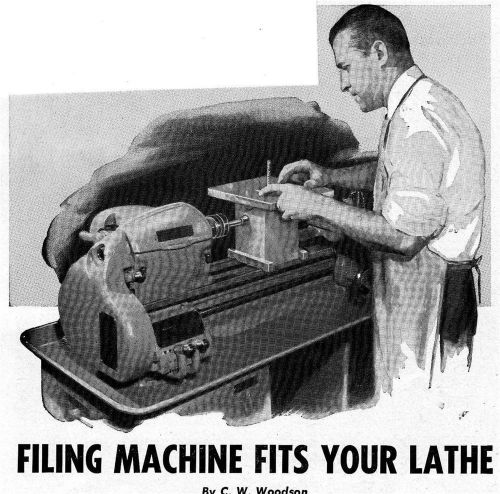 Make power filer for metal lathe file fast accurate filing how to build #200 for sale