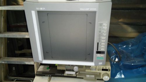 MINOLTA MICROSP 2000  Microfiche Microfilm Reader Viewer