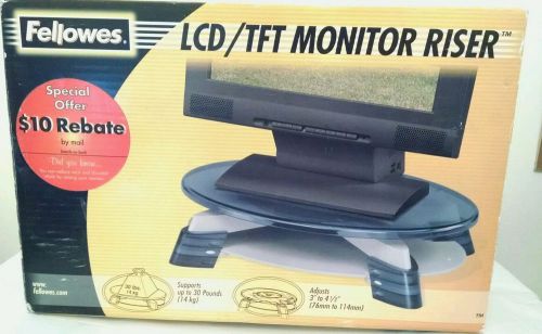 New FELLOWES LCD/TFT Monitor Riser Stand 91450 - Ease Fatigue and Stress