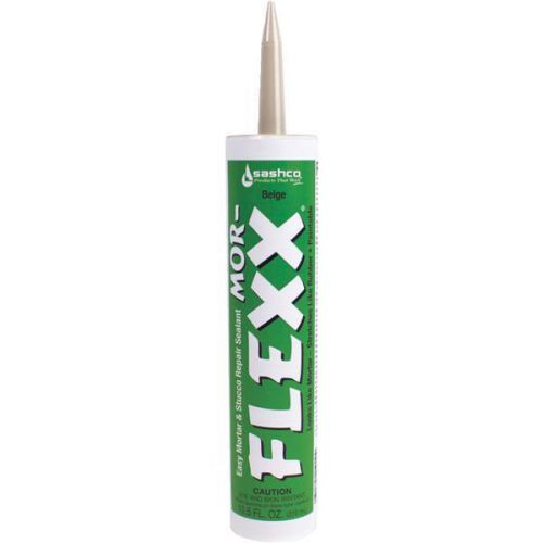 12 pk concrete beige 10.5 oz mor-flexx stucco brick stone &amp; mortor sealant 15010 for sale