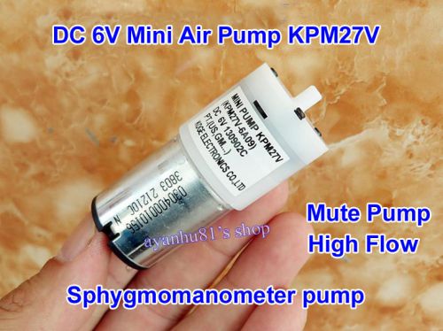 6V 370 Motor Air Pump Electronic Sphygmomanometer Fish Tank Oxygen Aerator Pump