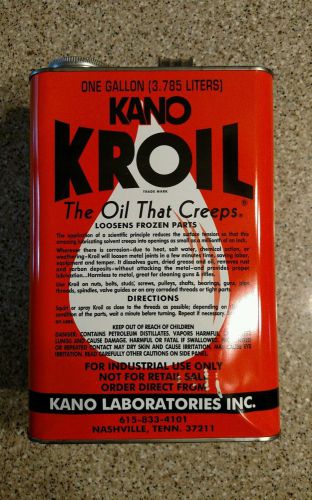 Kroil by Kano - Penetrating Oil - &#034;The Oil That Creeps&#034; - One gallon can