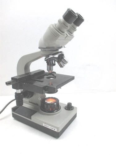 Bausch &amp; Lomb KHS Microscope 4 Objective Lenses 10x Eyepieces Binocular Quality