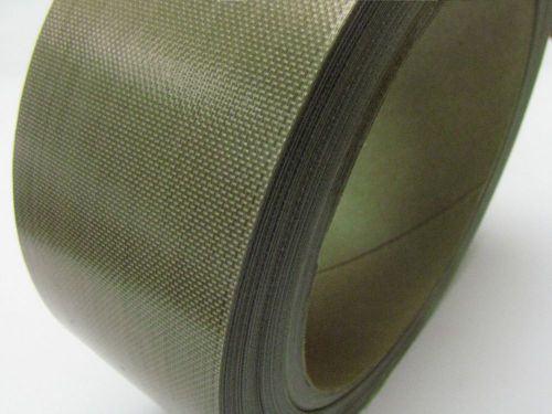 Ptfe teflon®  glass fabric cloth roll brown, 1-1/4&#034;  x 36 yd 5 mil thick no glue for sale