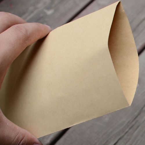 Retro blank kraft paper mobile cell phone screen protector retail package bags for sale
