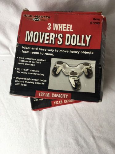 3 wheel mover&#039;s dolly haul- master set of 2 for sale