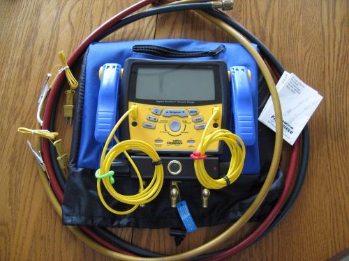 Fieldpiece sman3 digital manifold gauge, case, hose and associated thermocouples for sale