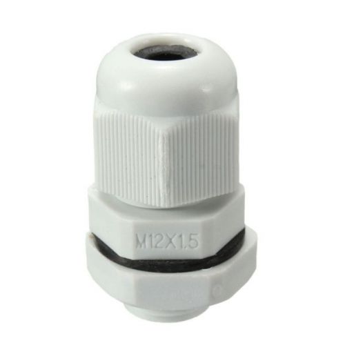 Waterproof 12mm m12x1.5 ip68 cable gland compression trs stuffing locknut for sale