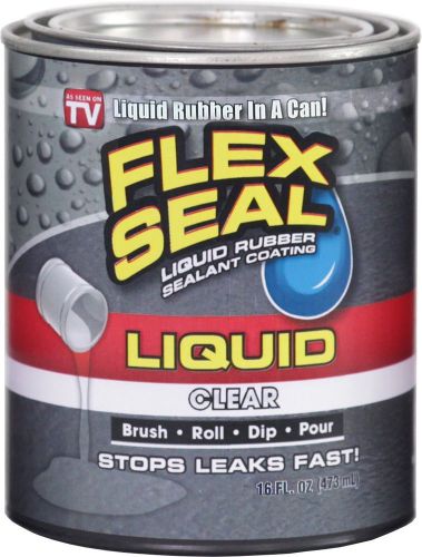Flex seal liquid large 16oz white brush, roll, dip, pour! proprietary formula for sale