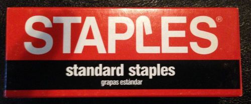 Staples brand Standard Staples 5000 Count FullStrip Beveled For Standard Stapler
