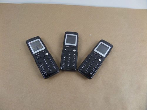 LOT OF 3 SpectraLink Polycom 02431000 KIRK 5020 Dect Black Phone (HH)