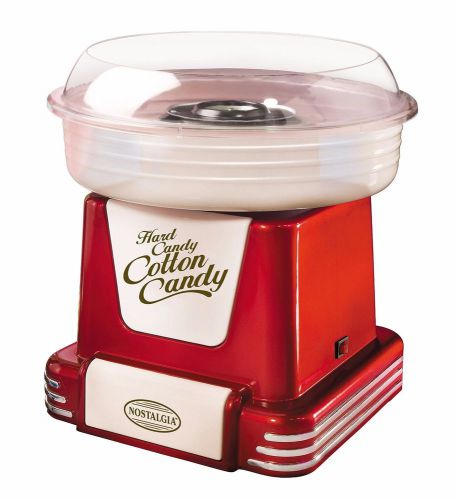 $200 huge lot red nostalgia electric cotton candy machine + 8 flavors +100 cones for sale