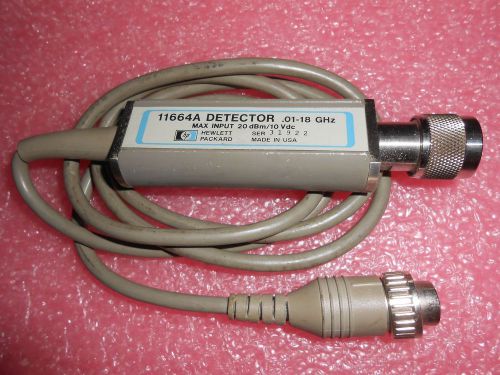 HEWLETT PACKARD 11664A DETECTOR FOR SCALAR NETWORK ANALYZERS 8756 AND 8757 / LOT