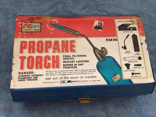 Propane Torch Kit Metal Case Kmart Brand
