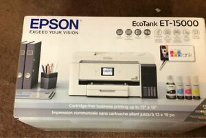 Epson EcoTank ET-15000 Wireless Color All-in-One Cartridge-Free Supertank injet