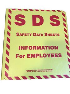 Heavy Duty Safety Data Sheet Binder, 1.5 Inch (1-1/2”) Brand New
