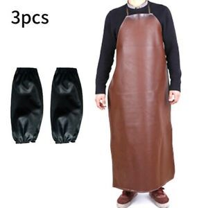 Artificial-Leather Welder Weld Carpenters Blacksmith Apron Protection Clothing