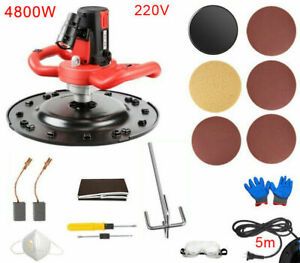 New 220V Concrete Cement Mortar Electric Trowel Wall Smoothing Polishing Machine