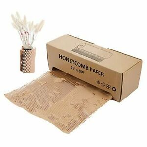 Packing Wrap Cushioning Kraft Paper 15’&#039;- 300’ with Self-Dispensed Box, Eco