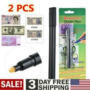 Counterfeit Money Detector Test forged US Dollar Banknote Check Pen Marker USA