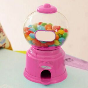 Cute Sweets Mini Candy Machine Bubble Gumball Dispenser Coin Bank R1BO