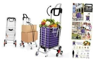 Aluminum Shopping Carts Heavy Duty Foldable Shopping Carts for Groceries