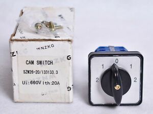Baomain Universal Rotary Cam Combo Switch 20A 5 Pos 12 Term   SZW26-20.I33133.3