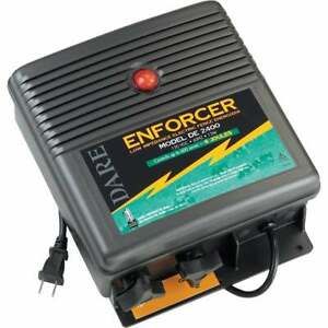 Dare Enforcer 600-Acre Electric Fence Charger DE2400 Pack of 2