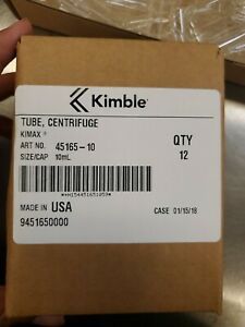 Kimble/Kontes KIMAX Centrifuge Tubes, Conical-Bottom, Graduated, : 45165 10