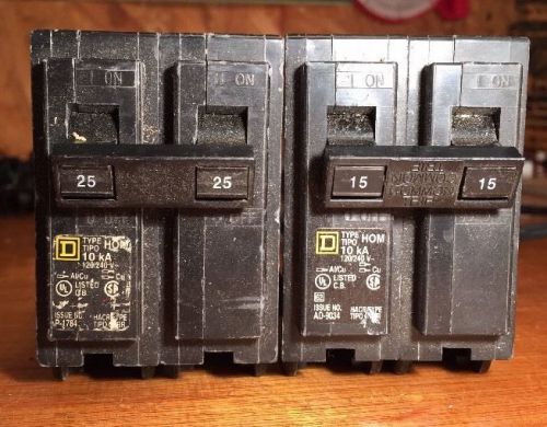 Square D Home Line Circuit Breakers