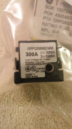 Ge spectra rms p/n: srpg600b300 plug, mvt + sensor breaker for sale