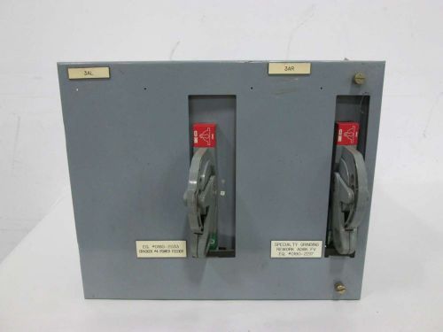 Allen bradley 2192f-jjc-2424r dbl feeder 120v 30a disconnect switch mcc d342739 for sale