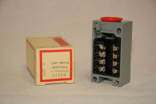 Cutler Hammer E50RB Limit Switch Receptacle Series A1 New in Box E50 9 Terminals