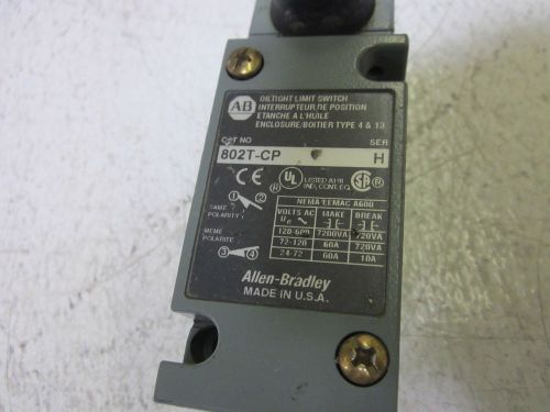 Allen bradley 802t-ht ser.1 oil tight limit switch *used* for sale