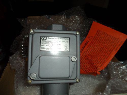 Custom control sensors 604gz11 dual-snap pressure / temperature switch for sale