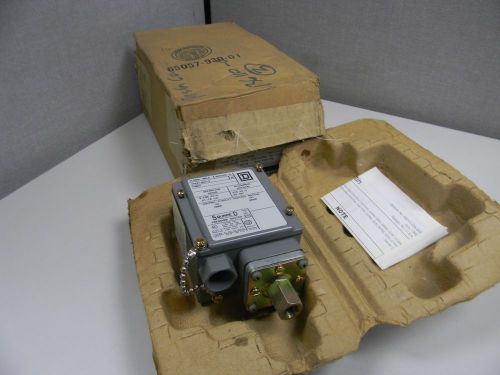 New in box square d 9012 gdw-5 series c machine tool pressure switch 75 psi for sale